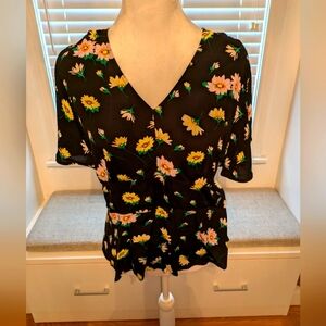 Loft floral print top